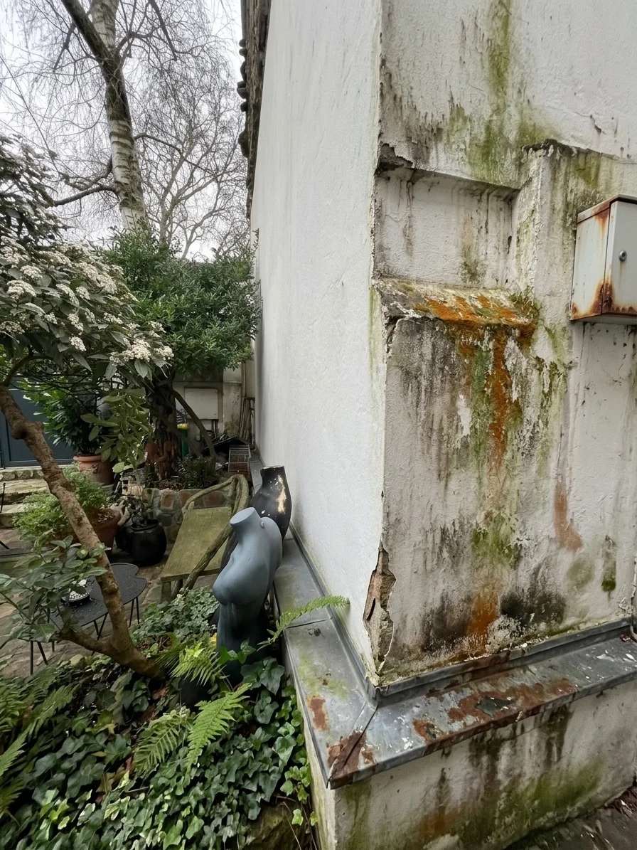 Ravalement de façade à Seine-et-Marne — avant (chantier 3)